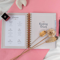 Planificateur de mariage en spirale en gros, impression de livre, journal, planificateur, carnet, planificateur de mariage personnalisé