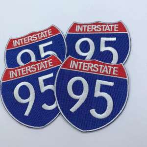 定制新定制美式足球队巴尔的摩乌鸦补丁标志铁刺绣理想 - Product Image 3