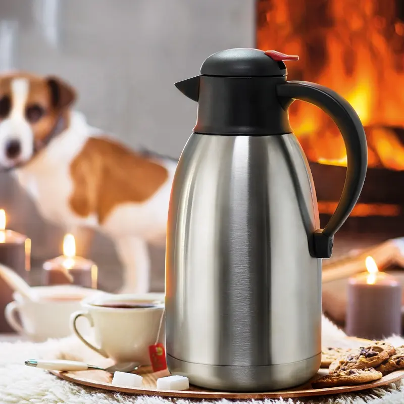 Vacuum Insulated Thermo Nice 1 Double Wall Insulated Pot Stainless Steel Vacuum Carafe Tea Coffee Thermos