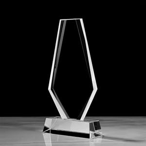 גביע קריסטל בהתאמה אישית עם חריטה של מילים, הדפסת UV על זכוכית K9, פרס קריסטל, לוחית הוקרה - Product Image 6