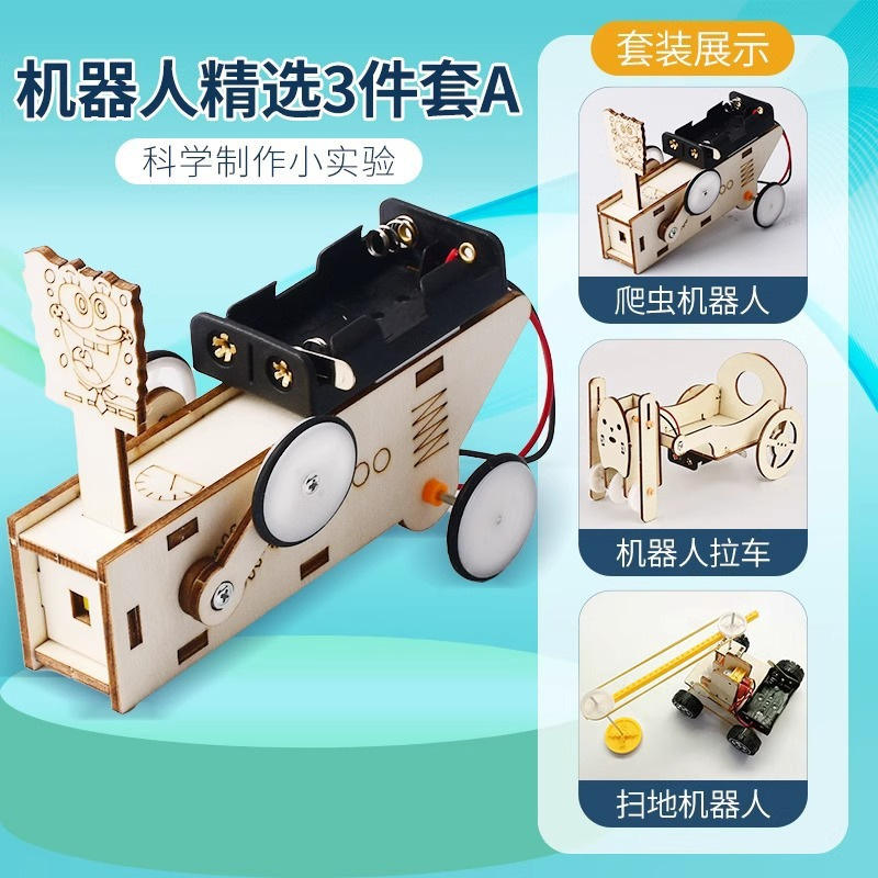 Selección de robot de 3 piezas establecer un