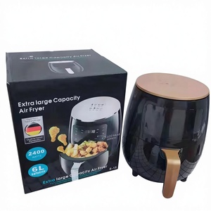 <span class=keywords><strong>Friggitrice</strong></span> <span class=keywords><strong>ad</strong></span> <span class=keywords><strong>Aria</strong></span> Familiare da 6L con Protezione da Surriscaldamento, Elegante Disponibile in Nero, Verde e Rosso, Elettrodomestico Multifunzione da Cucina - Product Image 3