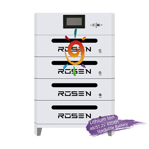 Batería Solar de Litio Apilable de 10kwh 20kwh 30kwh 40kwh, Batería de Almacenamiento de Energía de 100ah 200ah 400ah, Precio al por Mayor - Product Image 1