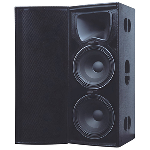 Haut-parleur audio professionnel <span class=keywords><strong>en</strong></span> <span class=keywords><strong>bois</strong></span> pour scène, stéréo, à double haut-parleur de 15 pouces, 650W de puissance élevée, avec fonction Bass Boost, son aigu et grave, 120 aimants, durable - Product Image 1