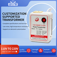 Transformateur convertisseur monophasé toroïdal en aluminium Hongxi FY17-200VA 200W 110V vers 220V, élévateur de tension 220V