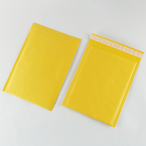 Sac à bulles en papier <span class=keywords><strong>kraft</strong></span> jaune auto-adhésif écologique, enveloppes rembourrées, colis d'expédition, sac d'expédition - Product Image 6