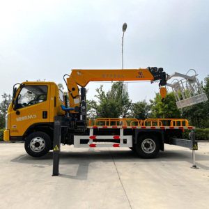 Multifunktion aler Teleskop arm mit geradem Ausleger Verstellbare hydraulische Ausleger LKW-montierter Antennen kran zum Heben von Fracht - Product Image 2