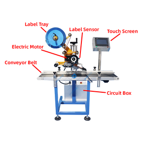 Machine d'étiquetage automatique Orshang pour sacs et pochettes, écran tactile, application d'étiquettes sur le dessus des cartons à grande vitesse - Product Image 2