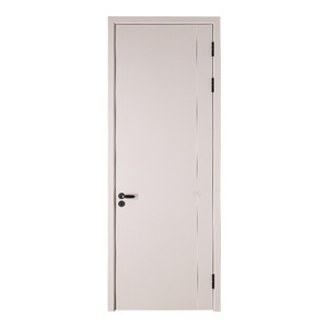 Puerta Interior Minimalista de MDF con Aislamiento Acústico para Dormitorio, Estilo Abatible Manual, Superficie Acabada con Revestimiento de Polímero - Product Image 1
