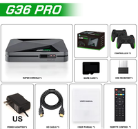 Manette de jeu G36 PRO, boîte de jeu TV 4K, 64/128/256 Go, prend en charge jusqu'à 120 000 jeux, prise AU/EU/US/UK, manette de jeu 3D