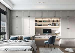 Laca de madera que hornea Tatami Muebles integrales hechos a medida Pequeño espacio Compuesto Sólido Muebles para el hogar Panel moderno - Product Image 5