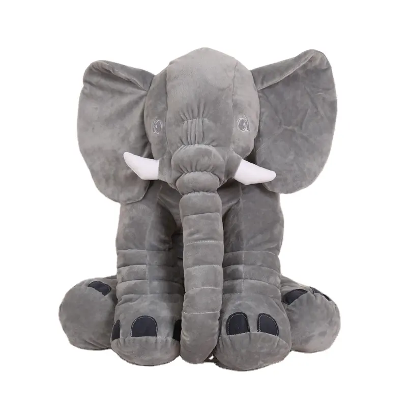 Height Plush Elephant Dolls Boys Toys For Kids Sleeping Back Cushion Stuffed Elephant Baby Toys Accompany Gift