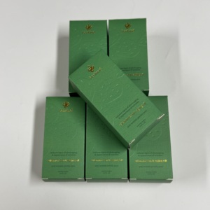 Boîte en papier texturé en <span class=keywords><strong>lin</strong></span> avec logo en feuille d'or boîtes d'emballage cosmétique boîtes à cosmétiques à motif <span class=keywords><strong>de</strong></span> gaufrage - Product Image 6