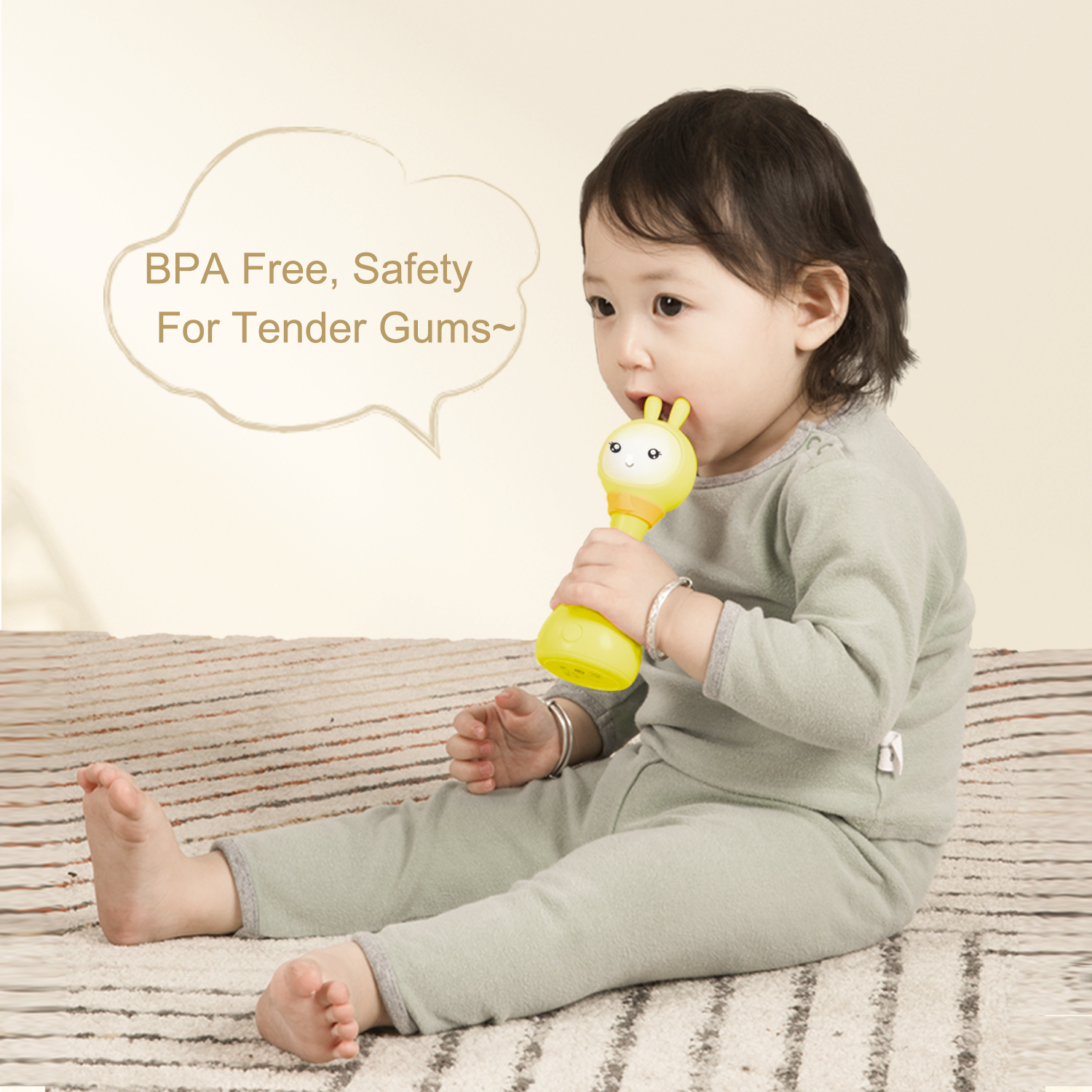 Alilo Детская Музыкальная погремушка детские игрушки прорезыватель погремушки со звуком горячая Распродажа на amazon слон шейкер игрушка кольцо Погремушка