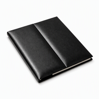 Carpeta de Presentación Empresarial Personalizada, Portafolio de Documentos Premium de Doble Pliegue para Certificados y Documentos Comerciales