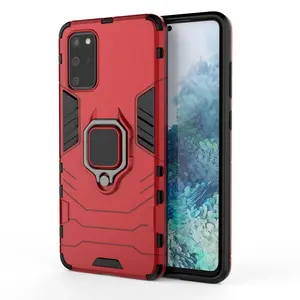 Chất Lượng Cao 3in1 Coque Điện Thoại Thông Minh Điện Thoại Di Động Trường Hợp Bìa Với Người Giữ Xe Đối Với Samsung Galaxy S20 + Cộng Với Siêu Lưu Ý 10 5G A21s 20