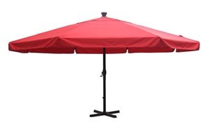 500CM Solar Power Aluminum Parasol - Product Image 2