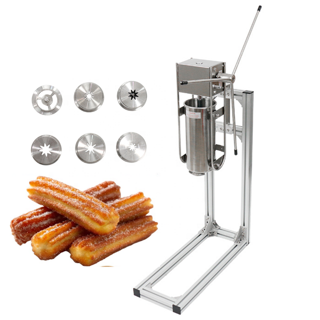 Factory Wholesale Stainless Steel 5L Churros Making Machine Floor-Standing Manual Churros Machine