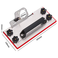 Support de meuleuse d'angle facile à utiliser 45 ° Support d'angle pour carrelage en céramique, support de chanfreinage, outils auxiliaires de construction standard pour le bricolage