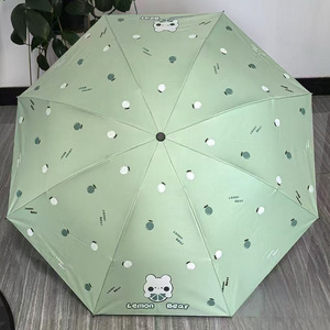 Sombrilla Plegable de Doble Uso, Negra, de Poliéster y Seda, con Protección UV, Manual, Personalizable para Publicidad, Venta al Por Mayor - Product Image 1