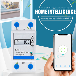 Medidor de potencia de Wifi inteligente Tuya, medidor digital monofásico KWH, medidor de vatios, medidor de energía eléctrica <span class=keywords><strong>prepago</strong></span> Wifi inteligente - Product Image 1