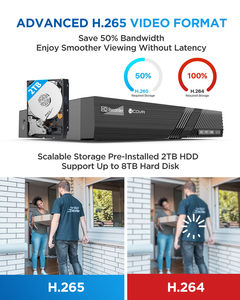 Cámara IP PoE H.265, Cámaras CCTV Plug and Play, <span class=keywords><strong>Sistema</strong></span> NVR 4K 8MP para <span class=keywords><strong>Seguridad</strong></span> <span class=keywords><strong>de</strong></span> Oficina Inteligente - Product Image 4