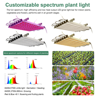 Barres de lampes de culture LED 60cm 90cm 120cm SMD2835 Spectre complet pour la floraison, éclairage hydroponique pour plantes d'intérieur