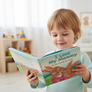 Livre cartonné personnalisé pour enfants - Livre d'images en anglais avec reliure parfaite et couverture rigide pour l'apprentissage précoce et le développement de la lecture - Product Image 1