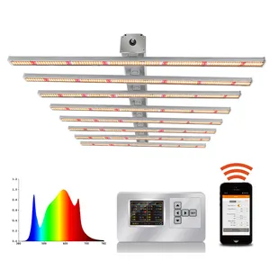 उच्च PPFD हाइड्रोपोनिक पट्टी बार स्पाइडर पूर्ण स्पेक्ट्रम 600W 1000W 650W वाणिज्यिक Dimmable इनडोर पौधों ग्रीनहाउस एलईडी बढ़ने प्रकाश