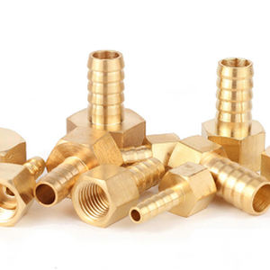 Raccords filetés de sortie en laiton de haute qualité à bon <span class=keywords><strong>prix</strong></span> personnalisables <span class=keywords><strong>pour</strong></span> connecteurs de chauffage de tuyaux - Product Image 2