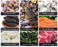 Gelato Ice Cream Congélation instantanée rapide et rapide Refroidisseur de congélation par choc Congélateur à azote liquide Congélateur à pression