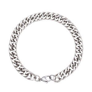 Unisex <b>Titanium</b> Steel Chain Bracelet Geometric Link Design Fashion Jewelry for Men Women Hip Hop Punk Style - Product Image 5