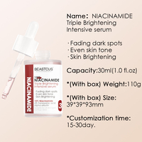 Sérum Visage Coréen 10% Niacinamide 4% Acide Tranexamique pour Éliminer les Taches Brunes, Correcteur et Illuminateur de Peau