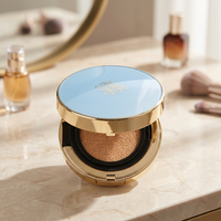 Cosmétiques coréens, fond de teint en poudre compacte, hydratant longue durée, estompe les pores, soin radieux, texture semi-mate, pour tous types de peau
