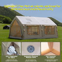 Tente pneumatique Coody 13.6 - Beige, tentes en gros, tente de camping gonflable de haute qualité