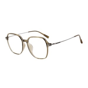 Montures de lunettes rectangulaires vert olive à monture complète, légères, unisexes, correction de la vue, verres en résine 2024 - Product Image 5