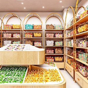 Muebles Decorativos Coloridos para Tienda de Dulces, Mostrador para Tienda de Golosinas, Diseño Interior Personalizado para Tienda de Dulces - Product Image 5