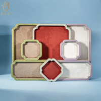 Ensemble de plateaux pour le Ramadan, plateau à bijoux personnalisé, décoration, plateau de présentation de bijoux avec logo personnalisé