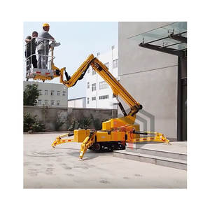 Mini-<span class=keywords><strong>grue</strong></span> araignée <span class=keywords><strong>sur</strong></span> chenilles Caterpillar pour l'installation de panneaux sandwich - Product Image 3