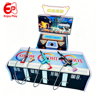 Machine de jeu d'arcade simulateur de tir à grand écran, à monnayeur, pour parc d'attractions intérieur commercial, construction métallique, version espagnole