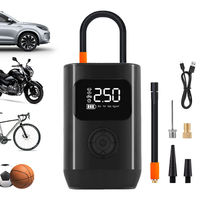 Pompe à air portable pour voiture 150 psi à prix d'usine, compresseur d'air portable sans fil avec affichage numérique, gonfleur de pneus multifonctionnel