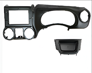 Soporte de unidad central de coche XTRONS para Jeep Wrangler 2011-2014 negro RHD 10 pulgadas - Product Image 1
