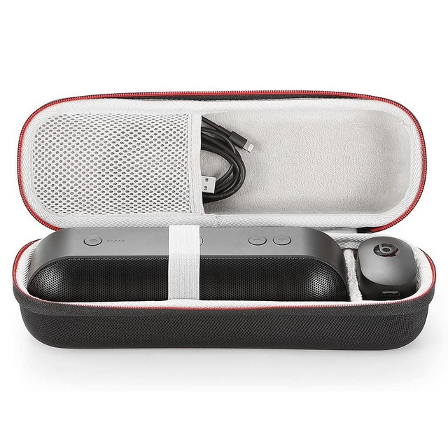 Black RFID Blocking EVA Case for P&H Beats Pill-Portable Bluetooth Speaker Travel Holder