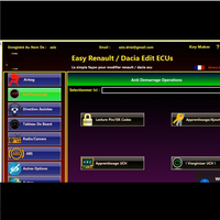Logiciel Easy Renault 6.1.4 pour programmeur ECU Renault, effacement des cartes de clés de collision, nettoyage des clés UCH