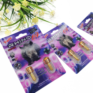 Cápsulas Rhino Ultra Male Energy, Vitalidad Avanzada y Mejora del Rendimiento, Estilo de Paquete de Tarjetas de Marca Privada - Product Image 2