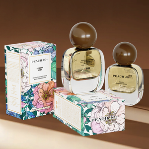 Botella de perfume de tapa giratoria de lujo única de <span class=keywords><strong>50</strong></span> <span class=keywords><strong>ml</strong></span>, botella de vidrio de embalaje de gama alta, adecuada para regalos - Product Image 1