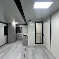 Maison préfabriquée extensible personnalisée en conteneur de 20 pieds ou 40 pieds, cuisine en acier léger, maison portable de luxe, Casas Prefabricadas