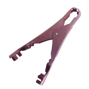 Pinza de cocodrilo grande para cables, color rojo - Product Image 2