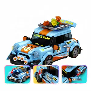 Vendita calda blocco di costruzione di auto modello di auto set di mattoncini fai da te giocattoli per bambini