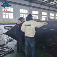Airbag de mise à l'eau et de récupération marine, robuste, pour la remontée des navires, la récupération d'urgence, le chantier naval et le bassin sec, en caoutchouc naturel, CCS